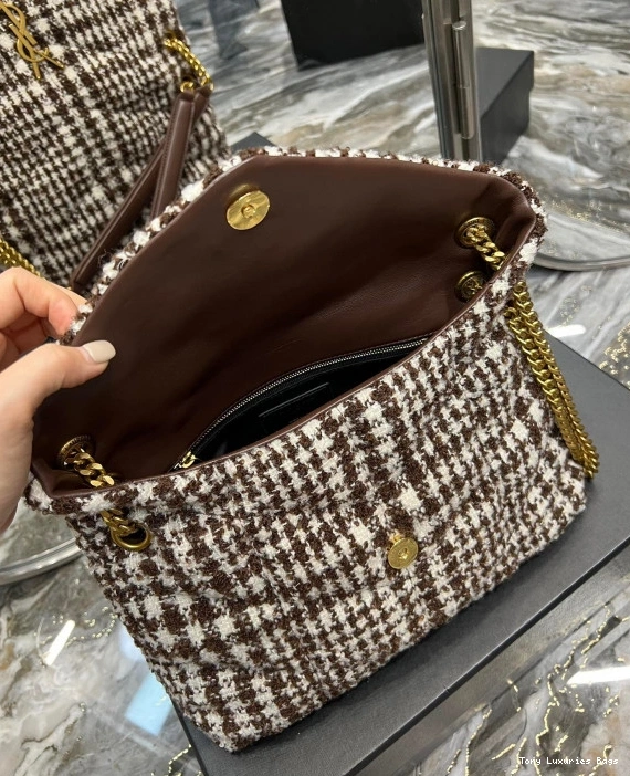 Tony Luxuries YSL CHAIN PUFFER SMALL BAG 0729